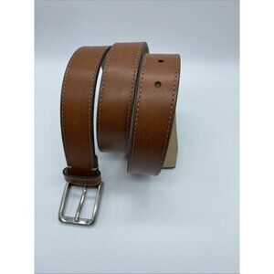 Goodfellow Brown Faux Leather Belt Men's Size L 38